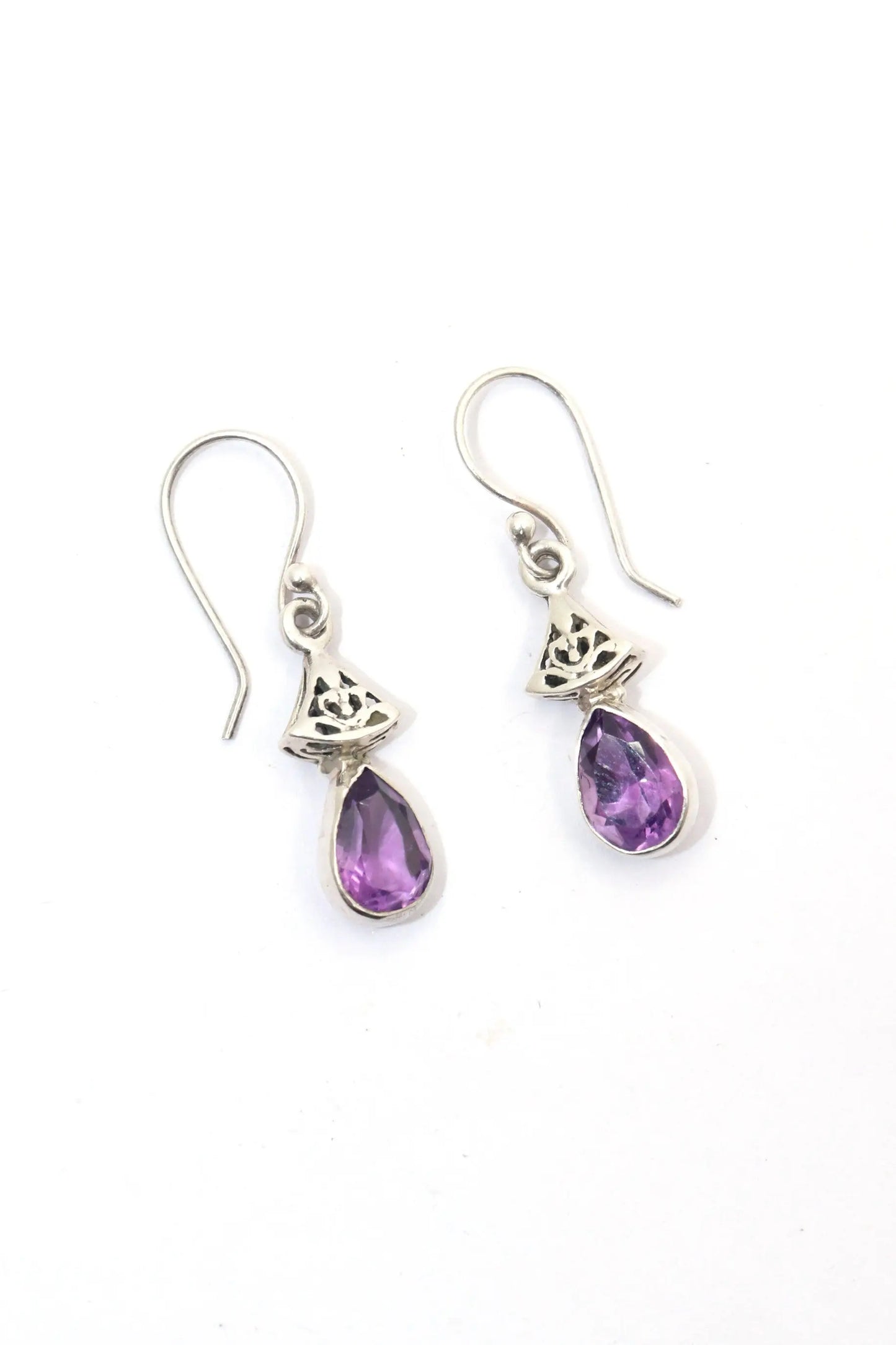 Amethyst Gemstone Earrings Exclusive Designs Jewelry