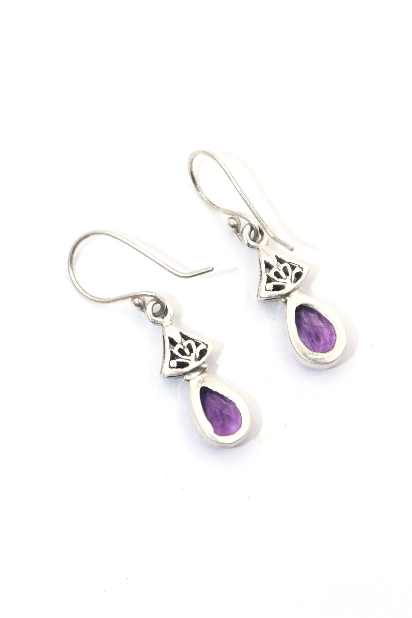 Amethyst Gemstone Earrings Exclusive Designs Jewelry