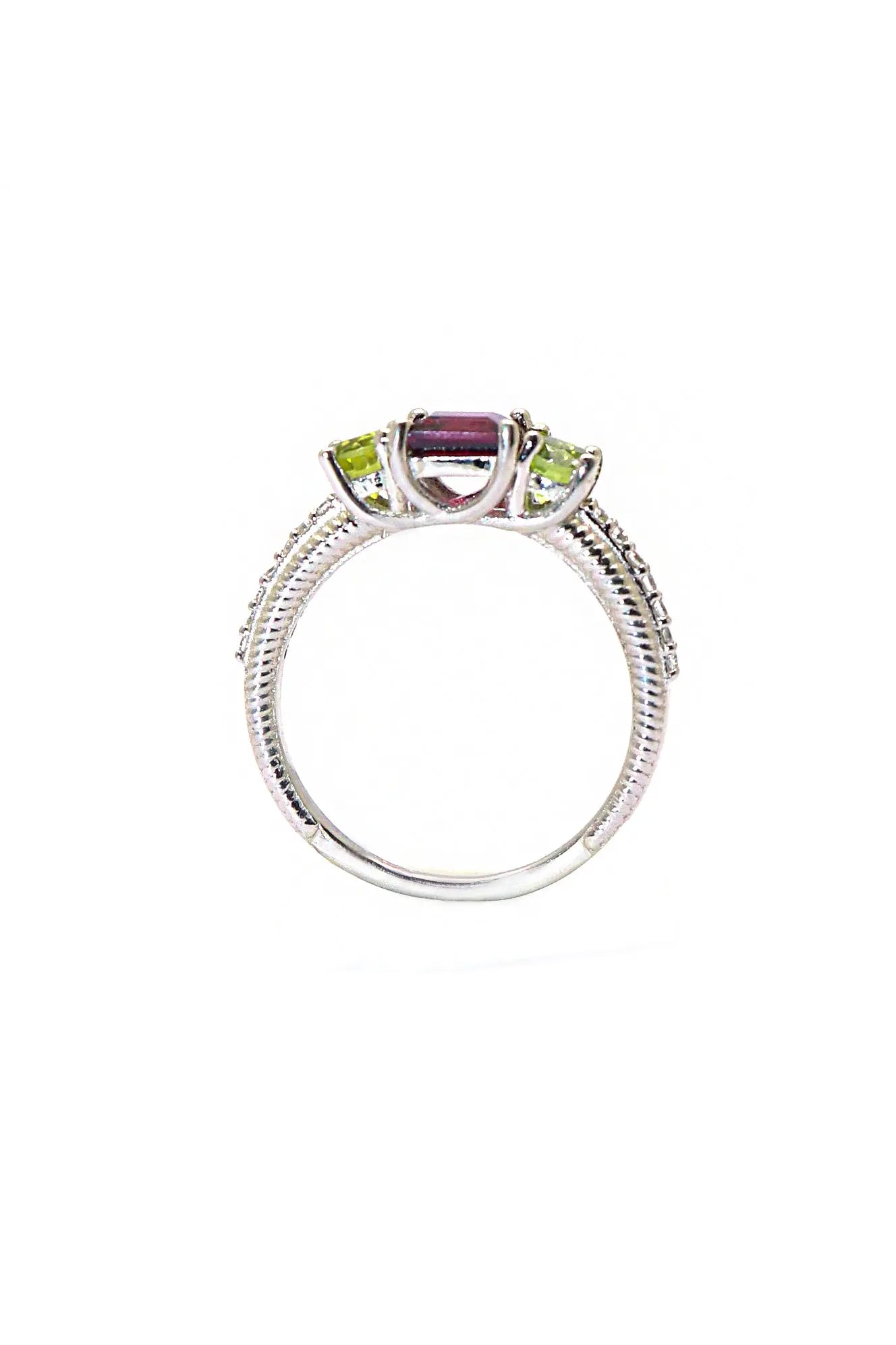 Elegant Design With Multi Gemstone Ring Jewelry