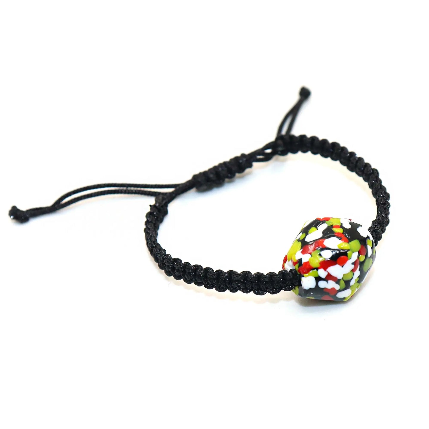 Fancy Multi Color Bead with Adjustable Thread Bracelet