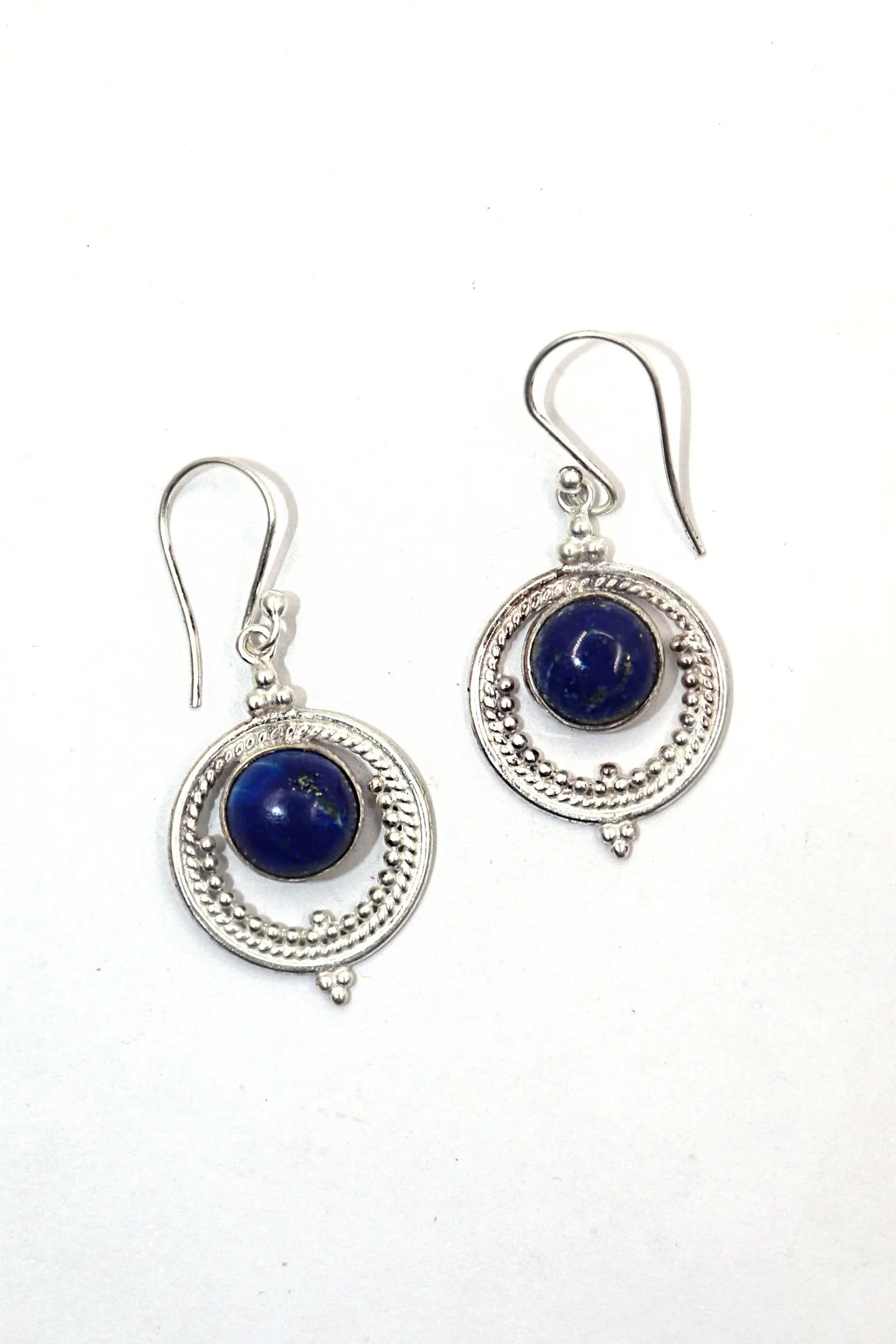 Glamorous Lapis Lazuli Gemstone Earrings Jewelry