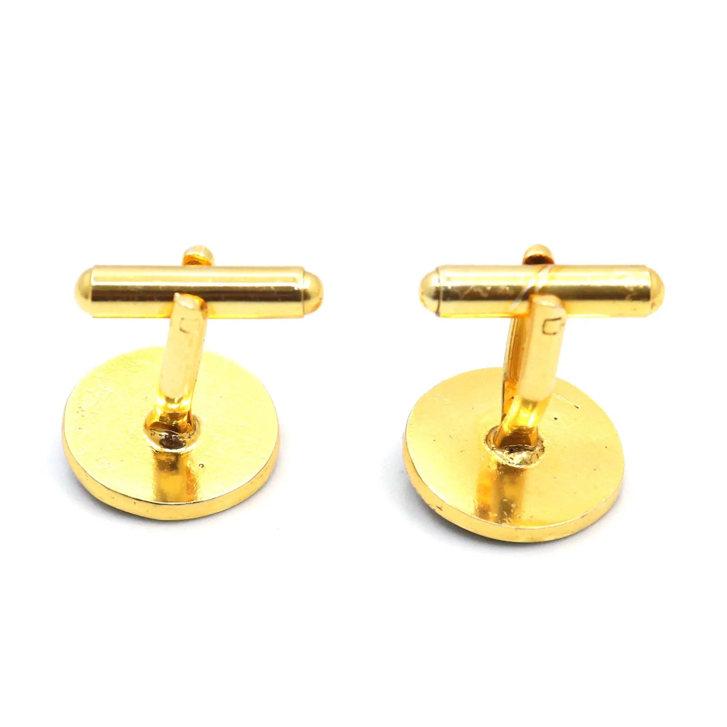 Gold Plated Enamel Dear Design Cufflinks Jewelry VJewels