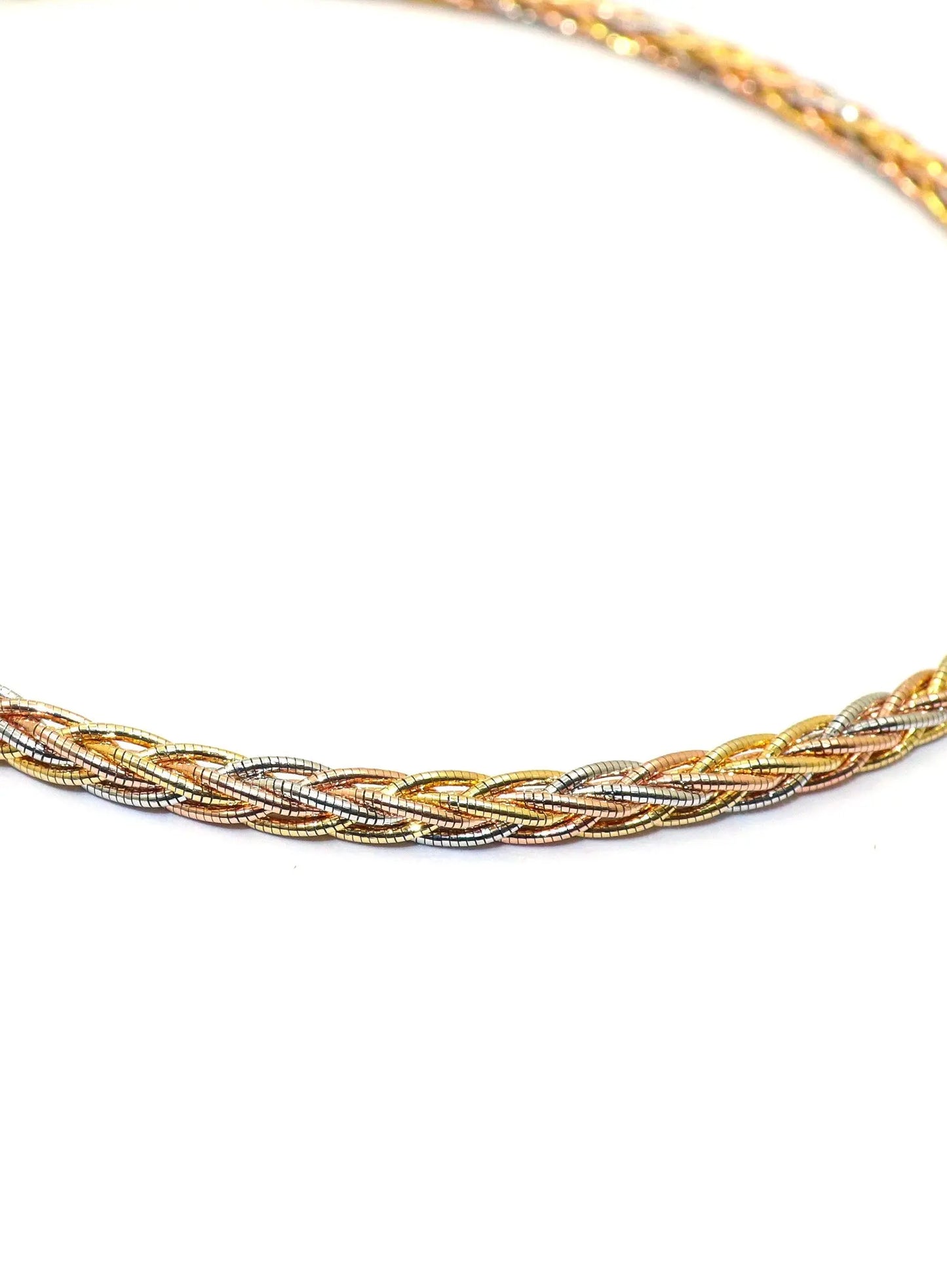 Beautiful Italian Chains Twisted Style Designer Necklace Jewelry - VJewels